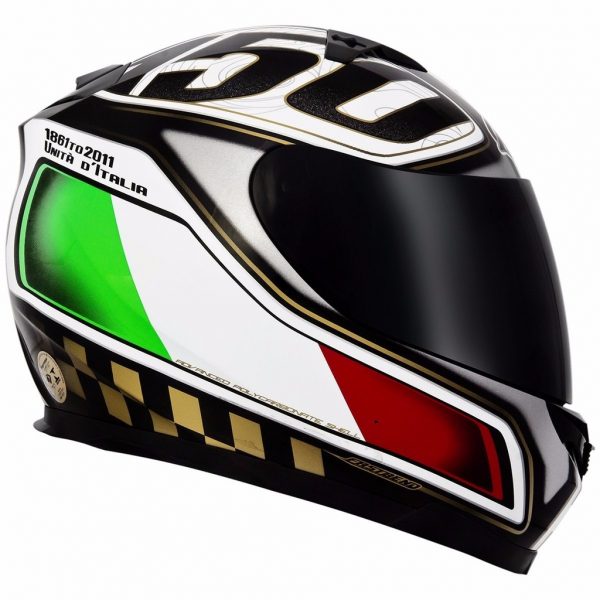 mt blade full face motorbike helmet italian